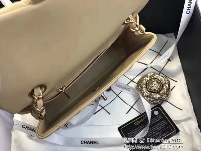 香奈兒CHANEL 升級版A1116m全新經典金銀鏈條單肩斜挎包 DSC1642